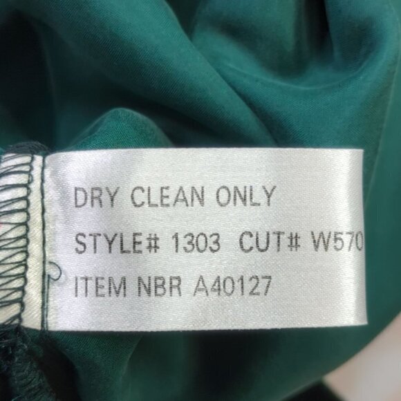 Silk Lore by Beth Terrell Green Velour/Silk Tunic, Women's Small - Picture 9 of 12